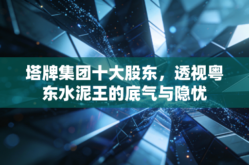 塔牌集团十大股东，透视粤东水泥王的底气与隐忧