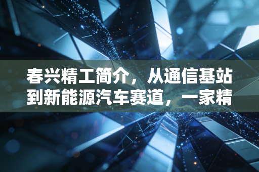 春兴精工简介，从通信基站到新能源汽车赛道，一家精密制造企业的进化论