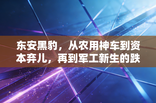 东安黑豹，从农用神车到资本弃儿，再到军工新生的跌宕三十年