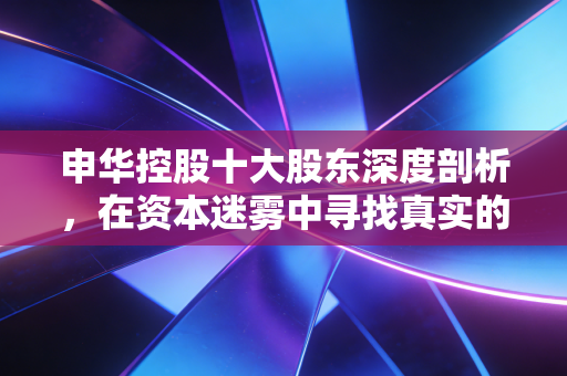 申华控股十大股东深度剖析，在资本迷雾中寻找真实的操盘手