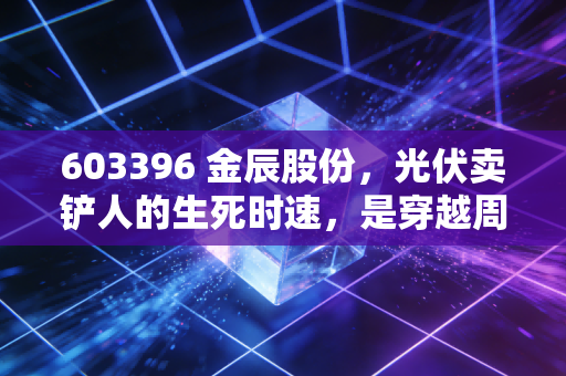 603396 金辰股份，光伏卖铲人的生死时速，是穿越周期的黑马还是昙花一现？