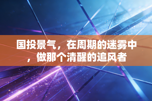 国投景气,在周期的迷雾中,做那个清醒的追风者