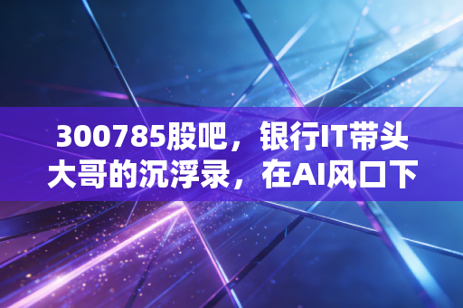 300785股吧，银行IT带头大哥的沉浮录，在AI风口下散户还能不能信？