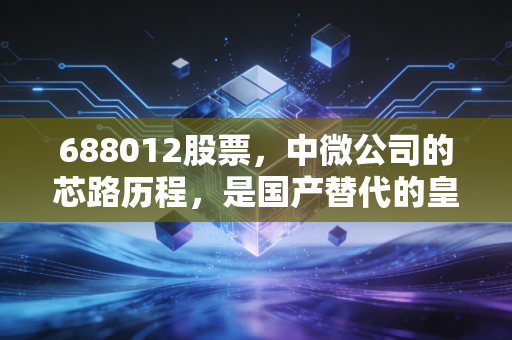 688012股票，中微公司的芯路历程，是国产替代的皇冠明珠还是高估值的泡沫？