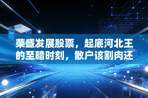 荣盛发展股票，起底河北王的至暗时刻，散户该割肉还是死守？
