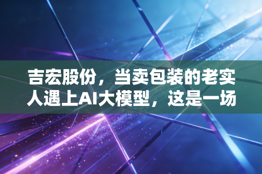 吉宏股份，当卖包装的老实人遇上AI大模型，这是一场怎样的降维打击？
