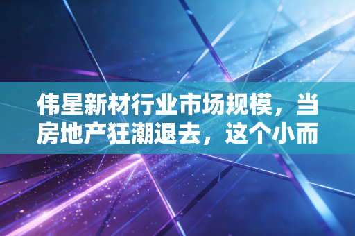 伟星新材行业市场规模，当房地产狂潮退去，这个小而美的生意还能长多大？