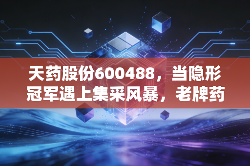 天药股份600488，当隐形冠军遇上集采风暴，老牌药企的破局之路在哪里？