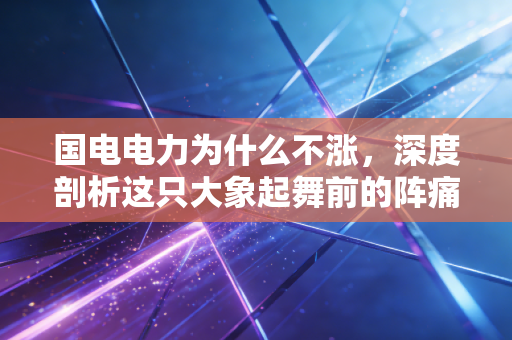 国电电力为什么不涨，深度剖析这只大象起舞前的阵痛与迷茫
