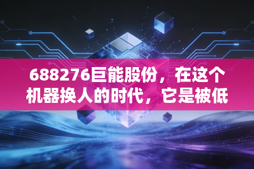 688276巨能股份，在这个机器换人的时代，它是被低估的小巨人还是资本市场的过客？
