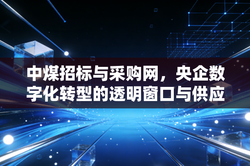 中煤招标与采购网，央企数字化转型的透明窗口与供应链变革的缩影