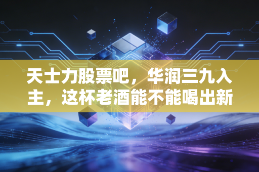 天士力股票吧，华润三九入主，这杯老酒能不能喝出新滋味？