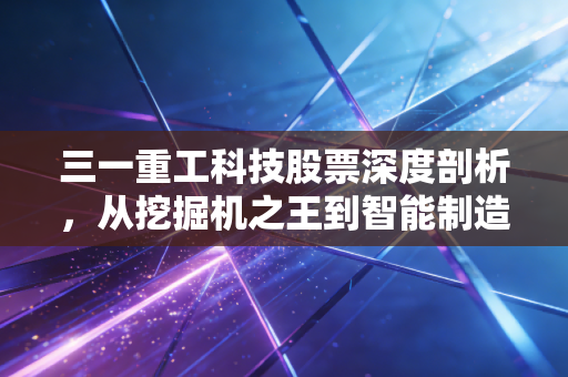 三一重工科技股票深度剖析,从挖掘机之王到智能制造的硬核蜕变,这只票还能打吗?