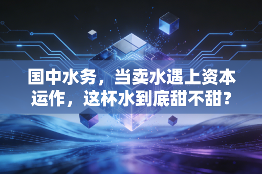 国中水务,当卖水遇上资本运作,这杯水到底甜不甜?