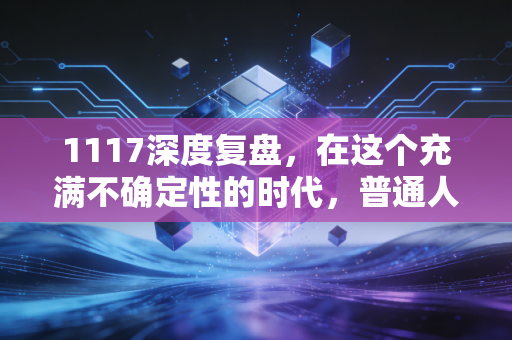 1117深度复盘，在这个充满不确定性的时代，普通人的钱究竟该往哪放？