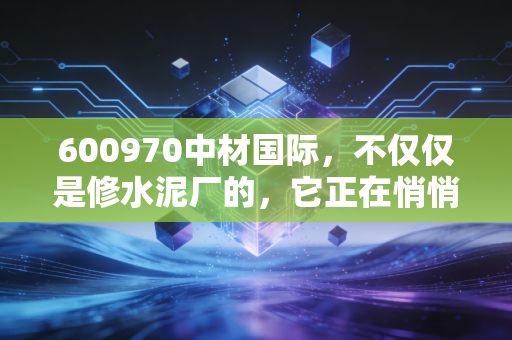 600970中材国际，不仅仅是修水泥厂的，它正在悄悄变身全球工业服务商