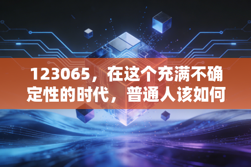 123065,在这个充满不确定性的时代,普通人该如何守住自己的钱袋子?