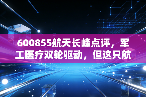 600855航天长峰点评，军工医疗双轮驱动，但这只航天系股票到底能不能打？
