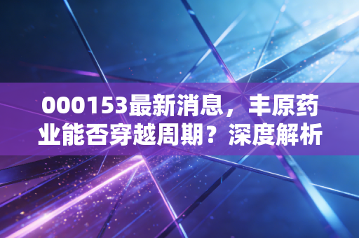000153最新消息,丰原药业能否穿越周期?深度解析其背后的投资逻辑与生活启示