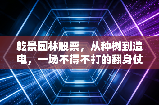 乾景园林股票，从种树到造电，一场不得不打的翻身仗