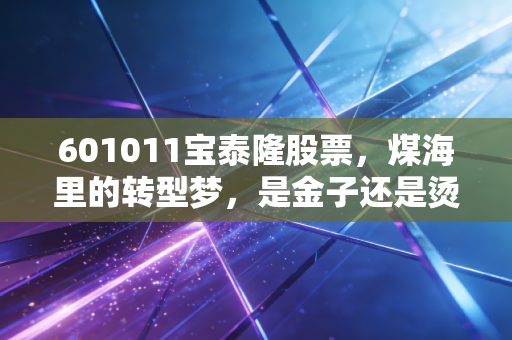 601011宝泰隆股票，煤海里的转型梦，是金子还是烫手山芋？