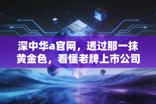 深中华a官网，透过那一抹黄金色，看懂老牌上市公司的新赌局