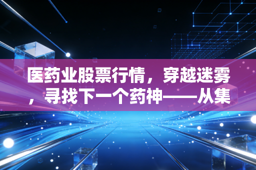 医药业股票行情，穿越迷雾，寻找下一个药神——从集采阵痛到创新红利