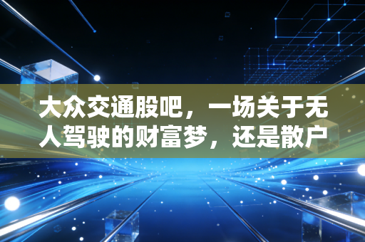 大众交通股吧，一场关于无人驾驶的财富梦，还是散户情绪的过山车？
