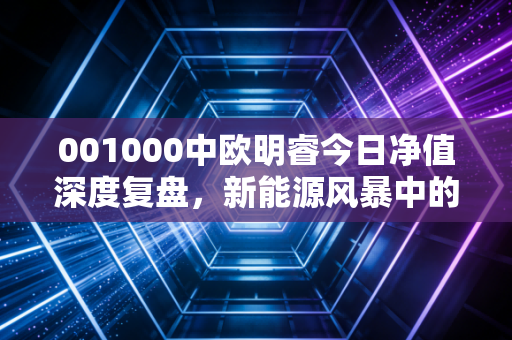 001000中欧明睿今日净值深度复盘，新能源风暴中的孤勇者，我们该如何与波动共舞？