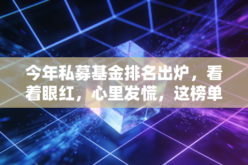 今年私募基金排名出炉,看着眼红,心里发慌,这榜单到底能不能信?