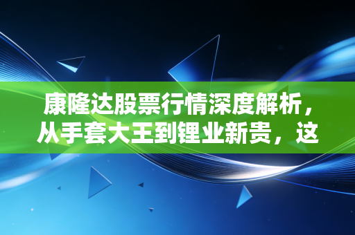 康隆达股票行情深度解析,从手套大王到锂业新贵,这趟过山车你坐稳了吗?
