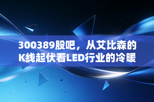 300389股吧，从艾比森的K线起伏看LED行业的冷暖，以及我们在股市里的修行