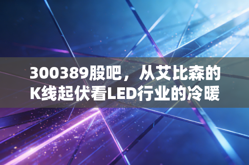 300389股吧，从艾比森的K线起伏看LED行业的冷暖，以及我们在股市里的修行