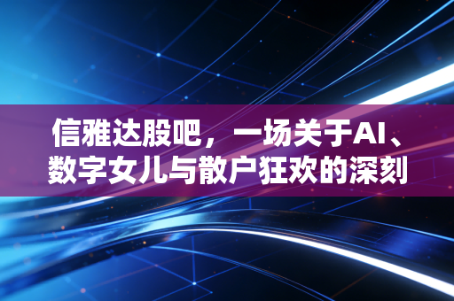 信雅达股吧,一场关于AI、数字女儿与散户狂欢的深刻复盘