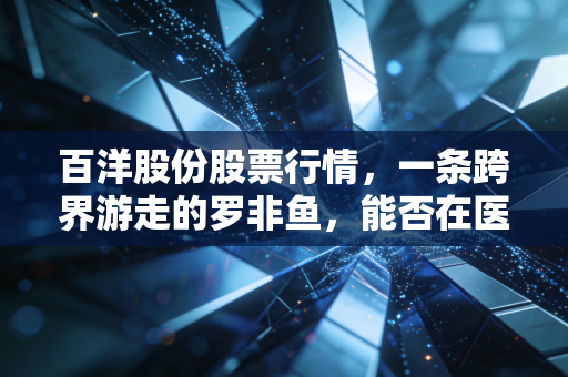 百洋股份股票行情,一条跨界游走的罗非鱼,能否在医药赛道掀起巨浪?