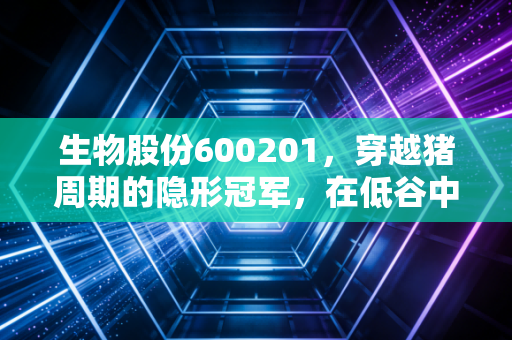 生物股份600201，穿越猪周期的隐形冠军，在低谷中布局未来的疫苗巨头