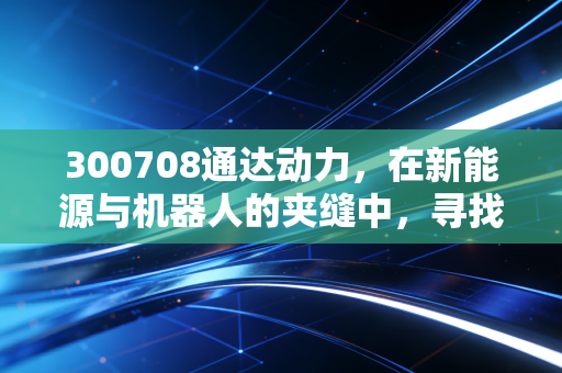 300708通达动力，在新能源与机器人的夹缝中，寻找制造业的隐形冠军成色