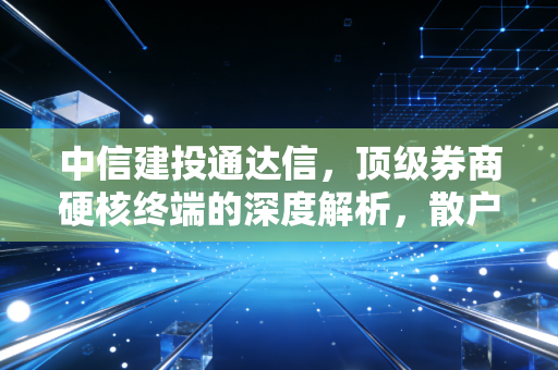 中信建投通达信,顶级券商硬核终端的深度解析,散户进阶路上的神兵利器