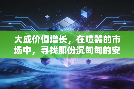 大成价值增长,在喧嚣的市场中,寻找那份沉甸甸的安全感