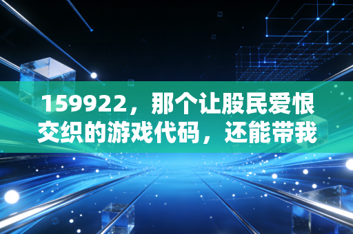 159922,那个让股民爱恨交织的游戏代码,还能带我们飞多远?