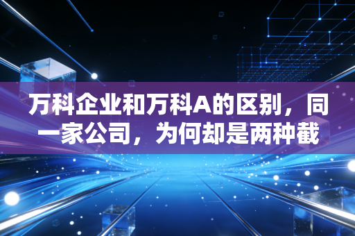 万科企业和万科A的区别，同一家公司，为何却是两种截然不同的投资体验？
