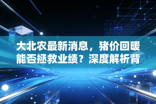 大北农最新消息，猪价回暖能否拯救业绩？深度解析背后的战略博弈与投资逻辑