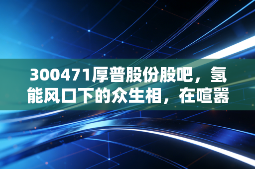 300471厚普股份股吧,氢能风口下的众生相,在喧嚣与沉默中寻找投资的真谛