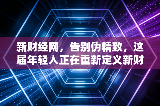新财经网，告别伪精致，这届年轻人正在重新定义新财经生活