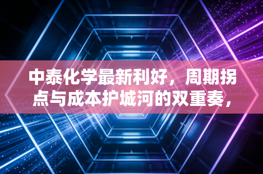 中泰化学最新利好，周期拐点与成本护城河的双重奏，这波反弹能走多远？