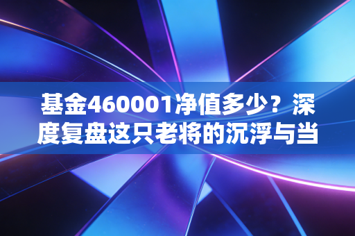 基金460001净值多少？深度复盘这只老将的沉浮与当下投资启示