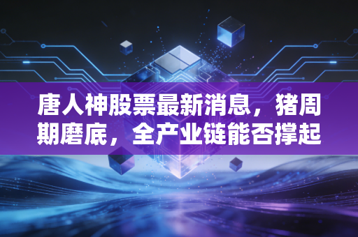 唐人神股票最新消息，猪周期磨底，全产业链能否撑起肉食者的野心？