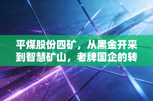 平煤股份四矿，从黑金开采到智慧矿山，老牌国企的转型之路与投资价值思考