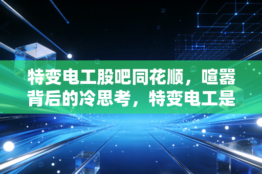 特变电工股吧同花顺，喧嚣背后的冷思考，特变电工是周期陷阱还是能源脊梁？