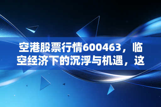 空港股票行情600463,临空经济下的沉浮与机遇,这只园区股还能飞多高?